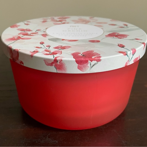 Pier 1 Pink Orchid 3 Wick Candle - Picture 1 of 5
